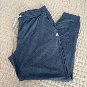 Vuori Heathered Blue Joggers medium